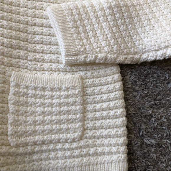 BEST Ba&sh Gaspard French Knit Cardigan Small Off-White Ivory - Picture 6 of 8